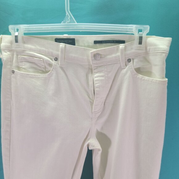 Banana Republic Mens Premium Denim Slim Straight Jeans Size 32 - Picture 2 of 7